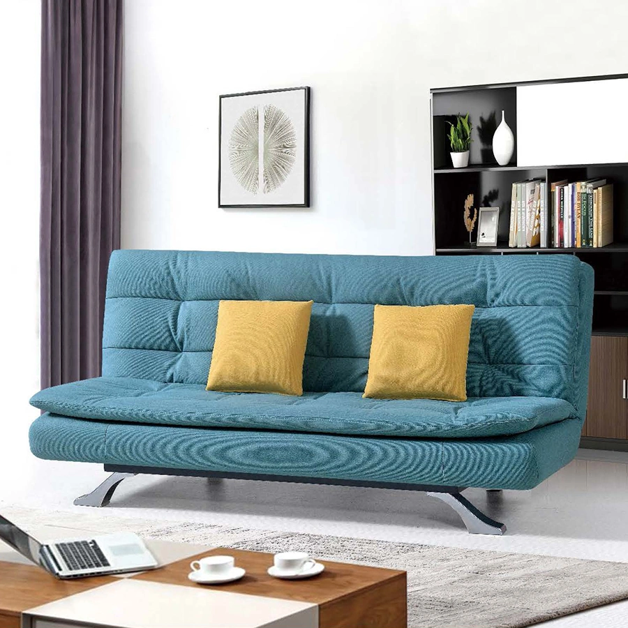 Apartment Living Room Modern Style Cheap Fabric Sofa Cum Bed Folding Couch Wholesale/Supplier Space Saving Lazy Sofa Bed