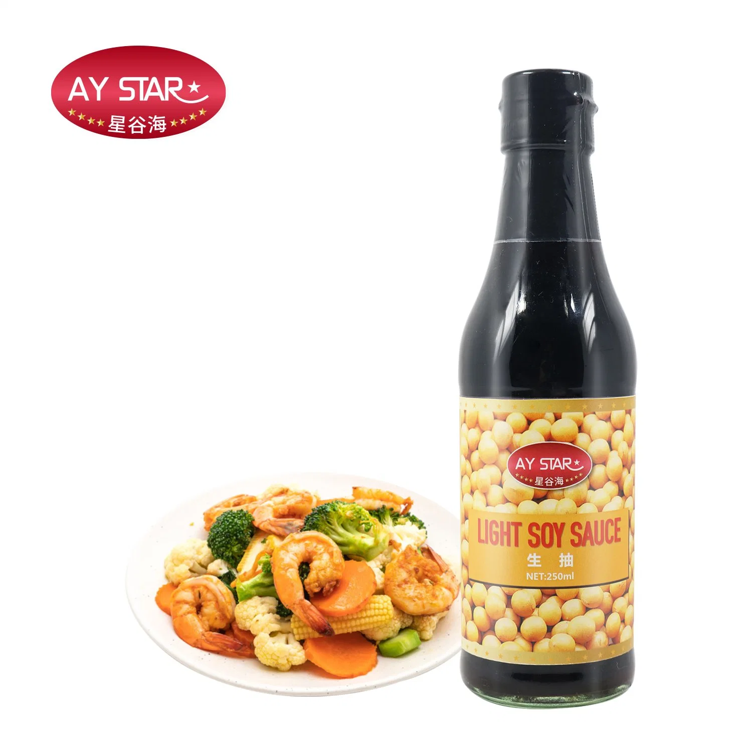 Raw Processing Type Gluten Free Light Soy Sauce Liquid Condiment