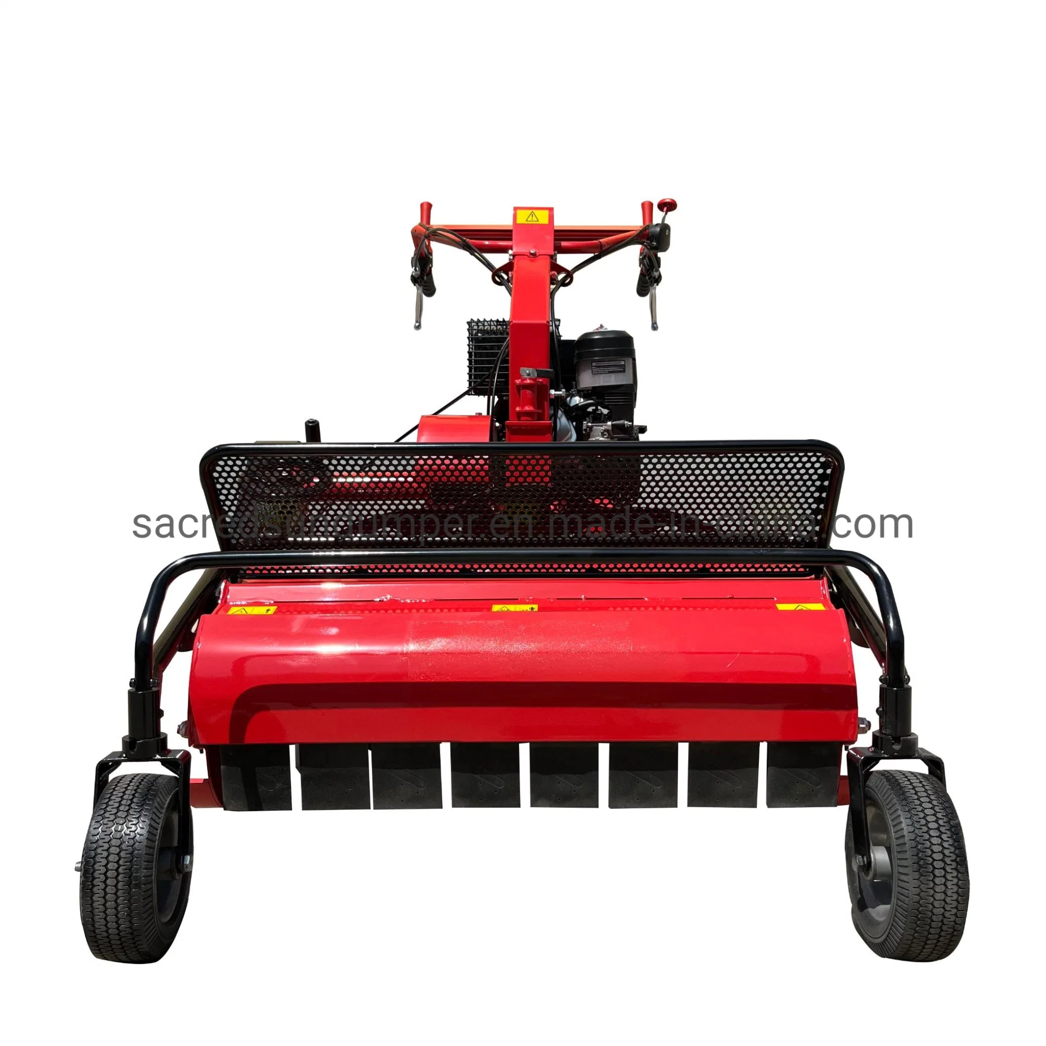 Gasoline Petrol Crawler Mower Grass Cutting Lawn Mower Weed Cutter Garden Tool with CE