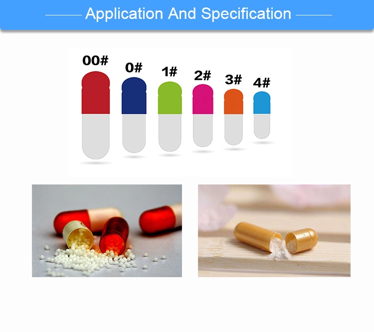 Yasin capsule de gélatine naturelle de la beauté des capsules de vitamine HPMC Halal