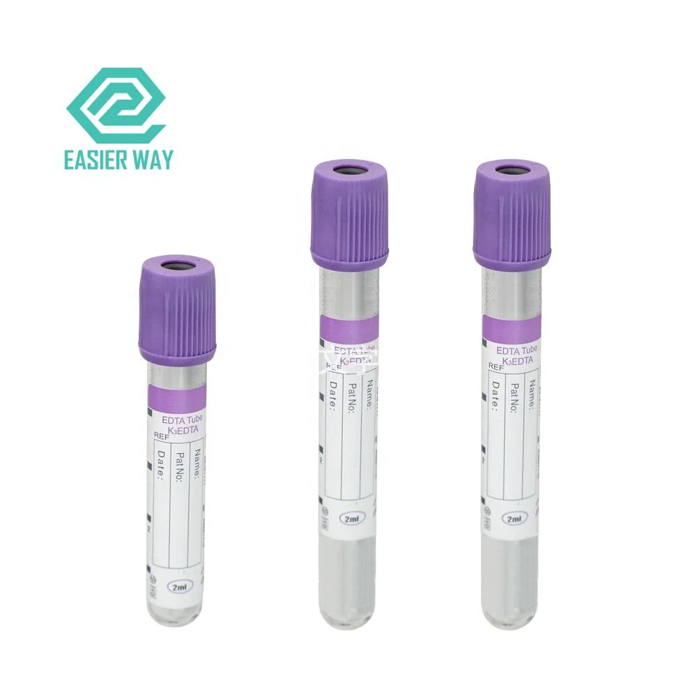 EDTA K2 K3 tubo de muestra de sangre EDTA tubos de extracción de sangre