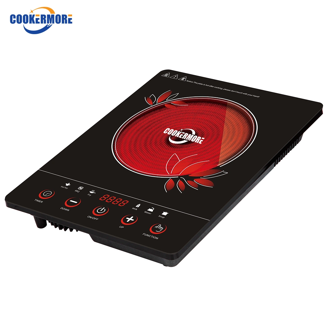 Home Kitchen Induction Cooktop Single 2200W Touch Screen Waterproof Electric Induction Cookers