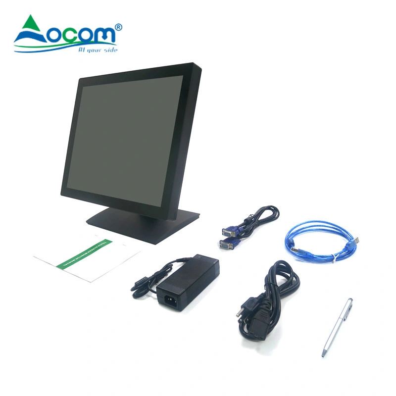 17 Inches Bezel-Free LCD Display POS Monitor Capacitive Touch Screen Monitors for POS System