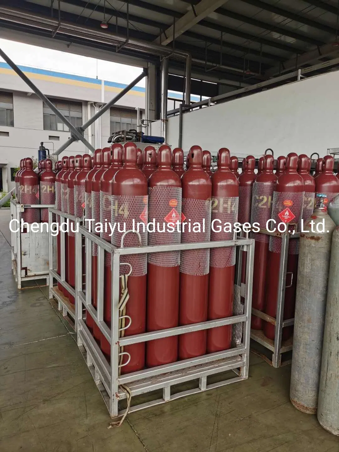 Industrial Gas Agriculture Use 99.95% Purity Rripening Ethylene Gas C2h4 for Sale