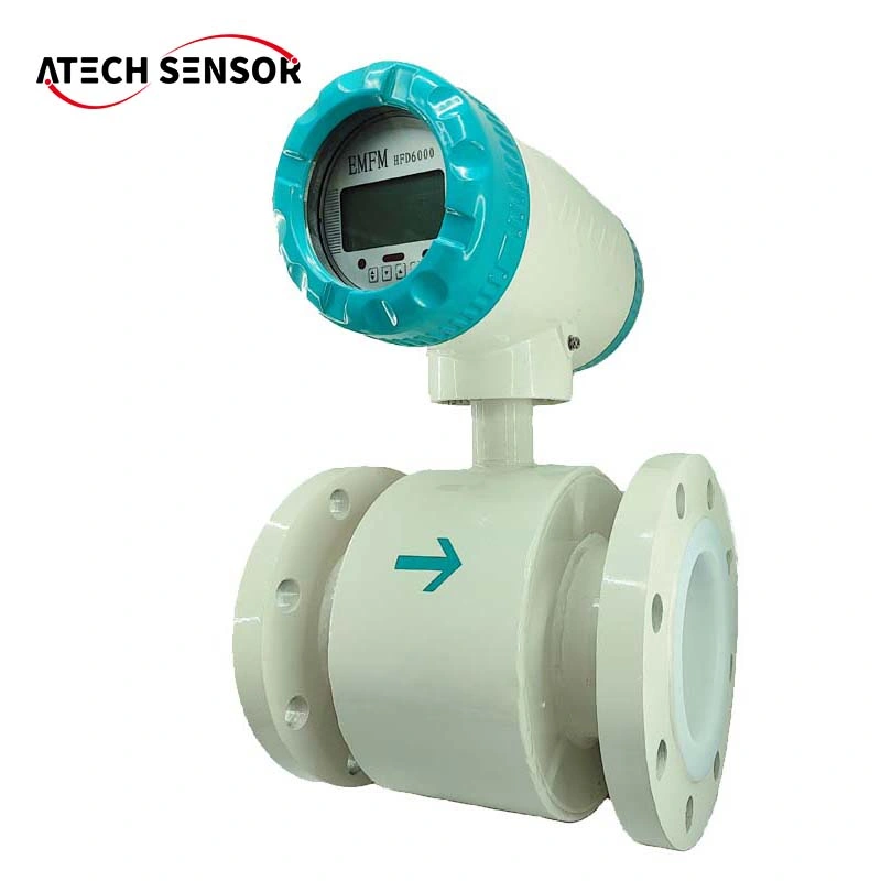 Non Invasive 6 Inch Flow Meter 8 Inch Electromagnetic Water Flow Meters Aoc Intelligent Flowmeter Prabayar 0.5 Inch Sensor