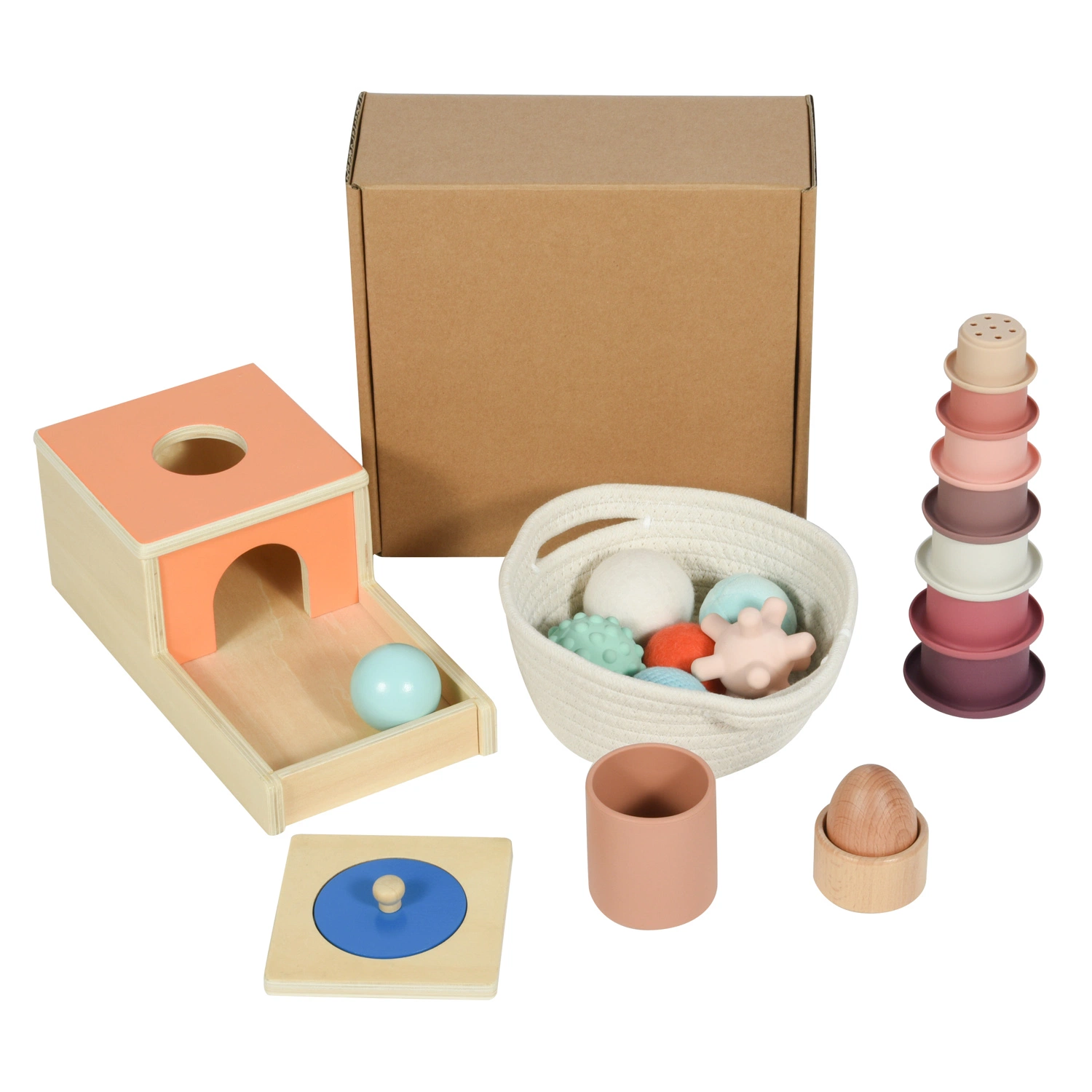 Wooden Toy Montessori Kids Subscription Box Educational Toy