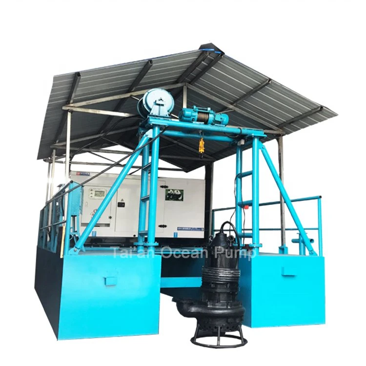 China Supplier Submersible Pump Dredging Equipment Sand Suction Dredger Electric Dredger Large Dredging Boat for Sand Mining Mini Sand Floating Dredger