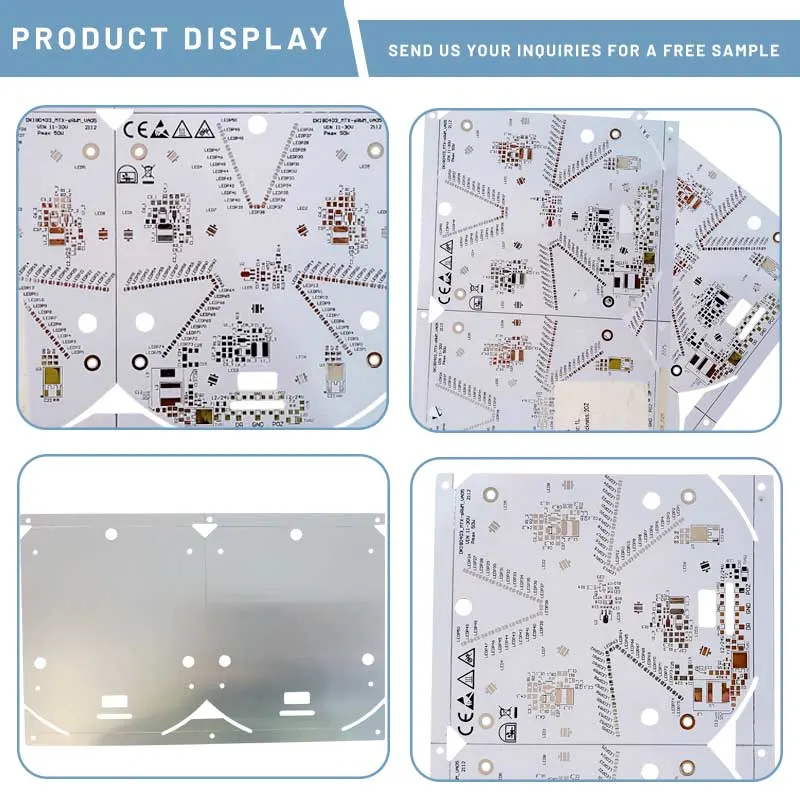 Solder Mask Circuit Board Price Power Amplifier Signal Display LED Display PCB for Battery Charger LED Light