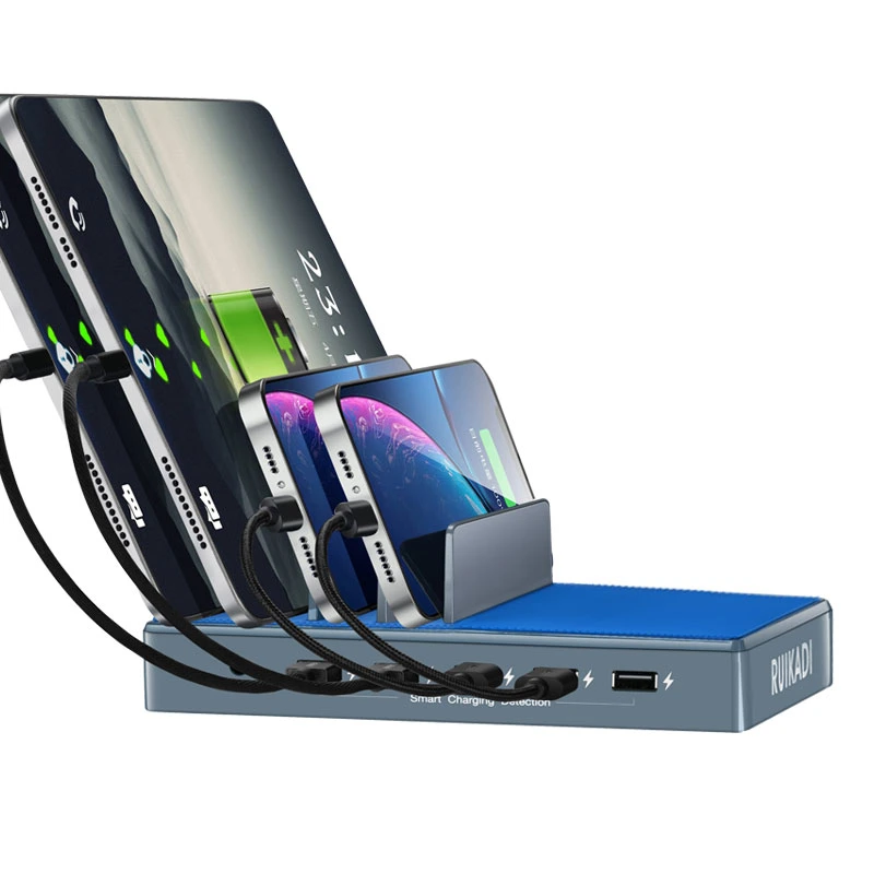 5-Port Smart Desktop USB-Ladestation Multiport USB-Ladegerät