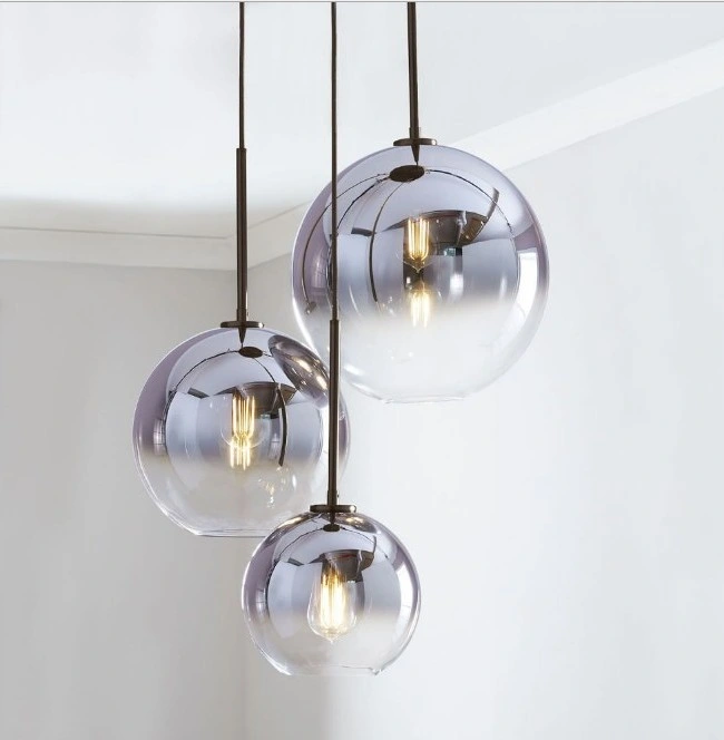 Nordic Interior Classic Glass Ball Chandelier Modern Decoration Dining Room Pendant Lighting