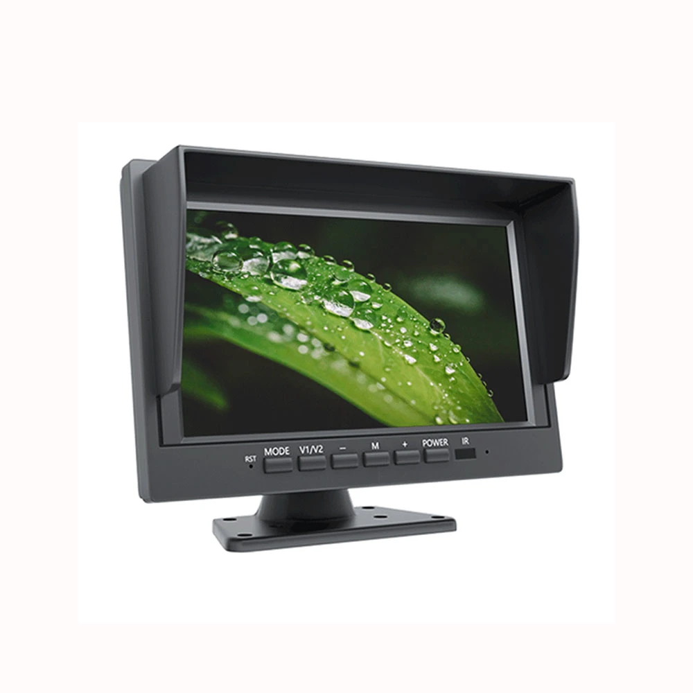 Wemaer OEM Waterproof Rear View Camera for Truck 7 Inch DVR Dual Split Screen Monitor Backup Camera System Kit