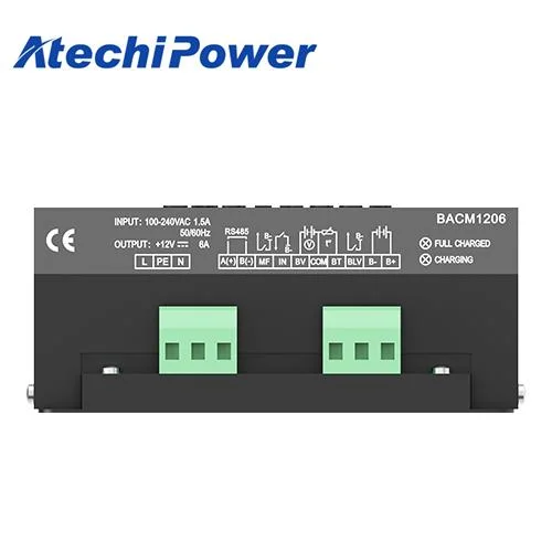 Diesel Generator Battery Charger, LED Display Smart Generator Chargers AC100-280V Portable Lightweight with Indicators for Electrical Equipment (BAC-1206)