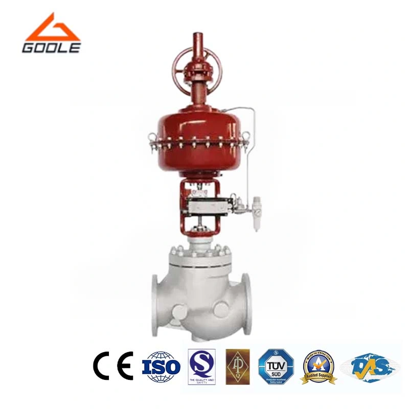 Diaphragm Type Pneumatic Single Seat Globe Control Valve with Manual Hand Wheel