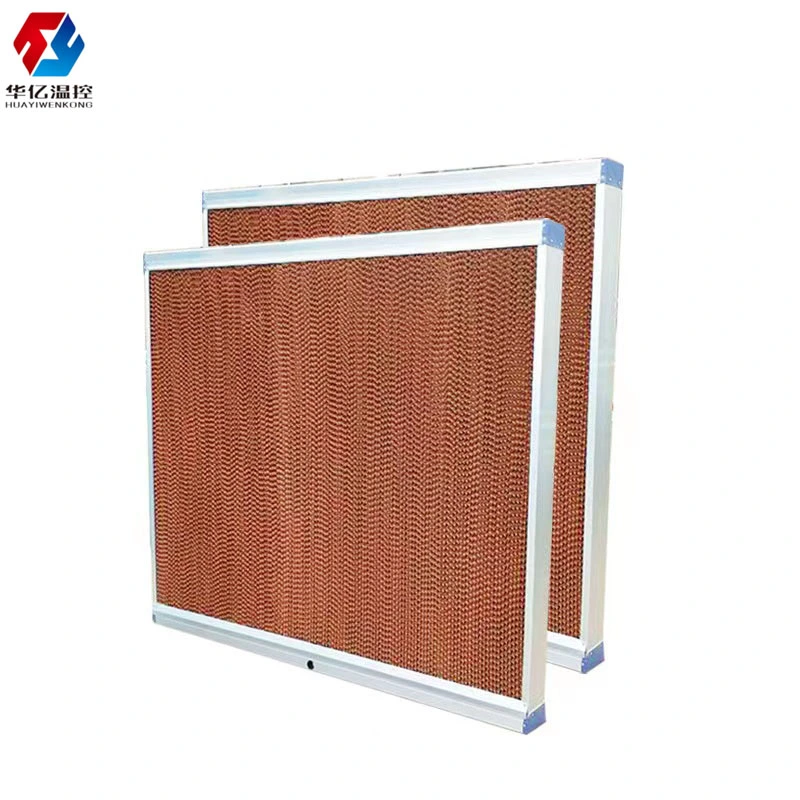 Wet Curtain Wall Poultry Farm Ventilation Cooling Equipment Greenhouse Galvanized Sheet Evaporation Cooling Pad