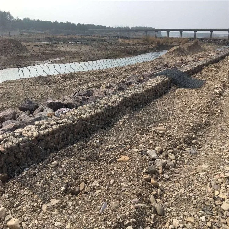 Banco del río la protección y control de inundaciones Gabion Box