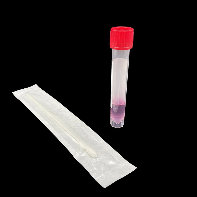 Disposable Virus Sampling Collection Test Swab Kit Medium Tube Throat Nylon Flocked