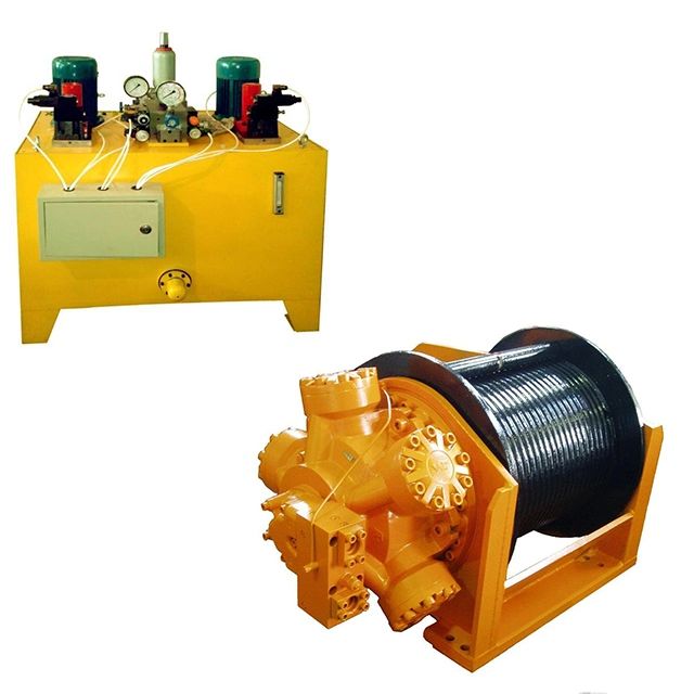 10 Ton 15 Ton Wire Rope Marine Hydraulic Towing Winch