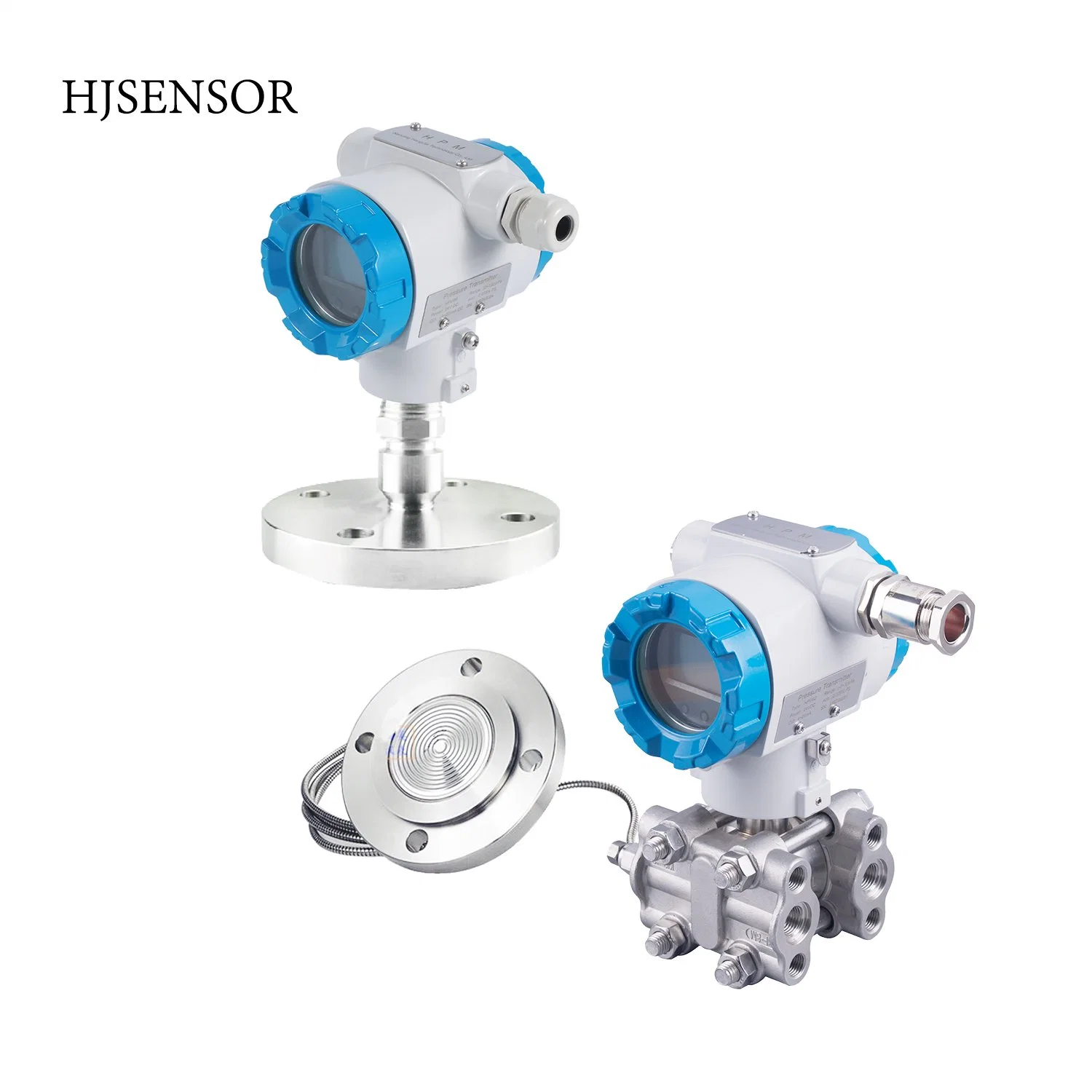 Sensor de pressão inteligente D/P de flange única HART de 4 a 20 mA precisão elevada Transmissor de nível