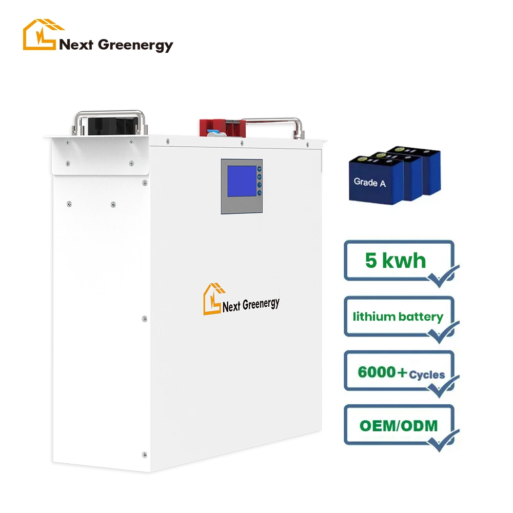 Bateria de lítio para sistema solar híbrido de 48 V 100 a 200 h bateria de alimentação 5kwh 10kwh