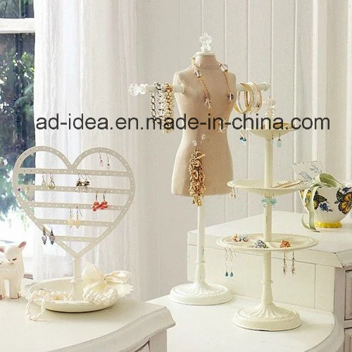 White Jewelry Display Stand/Exhibition for Earring/Necklack/Jewelry etc