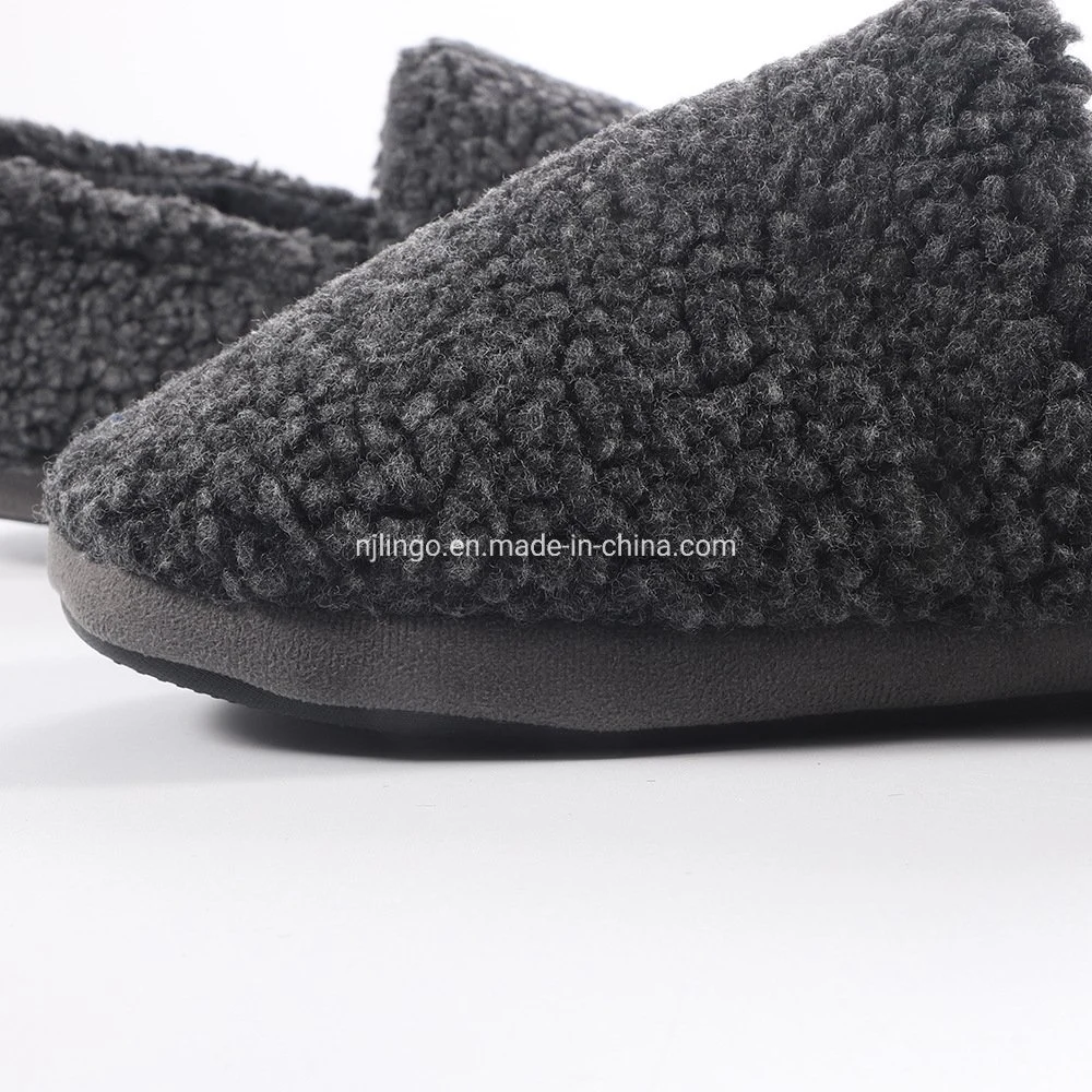 Women Warm and Non-Slip Thickening Leisure Indoor Winter Plush Slide Slippers Home Cozy Shoes