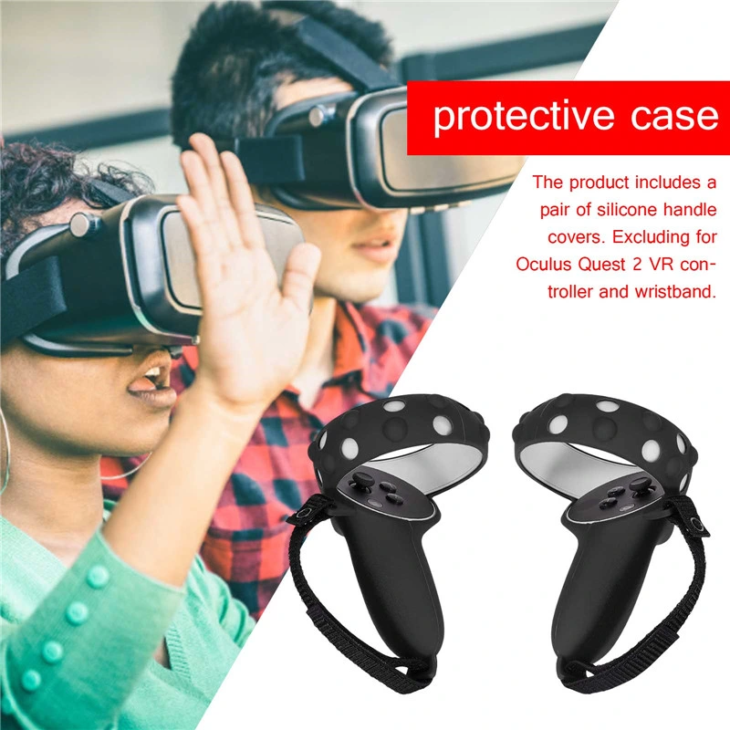 Vr06 Wholesale/Supplier Silicone Grip Cover for Meta Oculus Quest 2 Hand Grips Set Casematix Oculus Quest 2 Button Covers