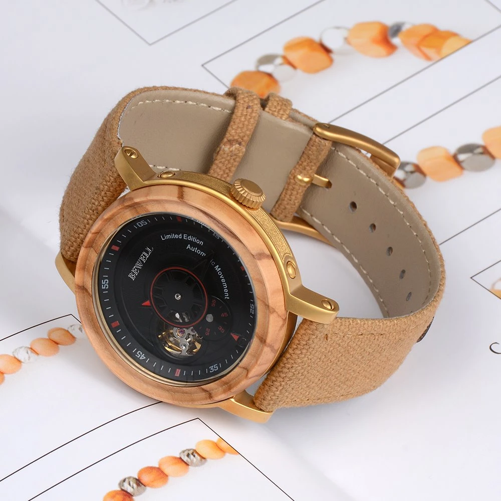 High Quality Luxury Trending Fashion Men Wrist Wooden Watch OEM and ODM Specilization