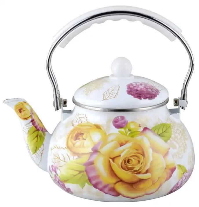 Customization Accepted Enameled Teapot Enamel on Steel Water Kettles