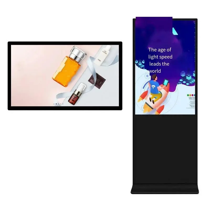 32 Inch LCD Advertising Display Touch Interactive Screens Ad Kiosk Stand Alone Digital Advertising Display Floor Standing Indoor