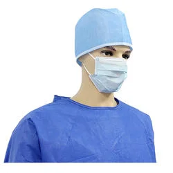 Cheap Disposable Non Woven SMS Spp Bouffant Doctor Cap Elastic Disposable Surgical Nurse Caps