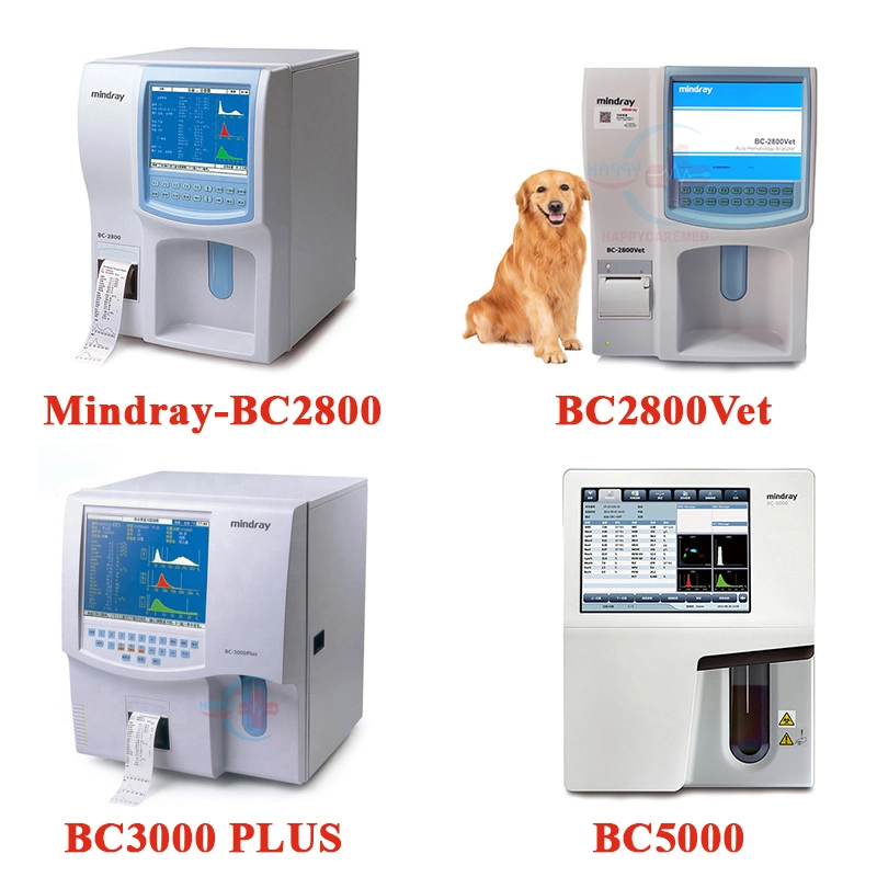 Usado Mindray Bc 2800/Bc 2800vet/Bc-10/Bc-20/Bc 3000plus/Bc 3600/Bc 5000/Bc 5100 Analizador de Hematología Mindray Analizador de Sangre Mindray Contador de Células Cbc Mindray.