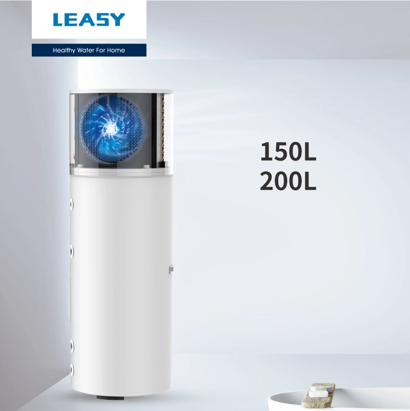 Leasy 150L/200L esmalte, depósito de agua aire energía calentador de agua por bomba de calor para el mercado de Australia