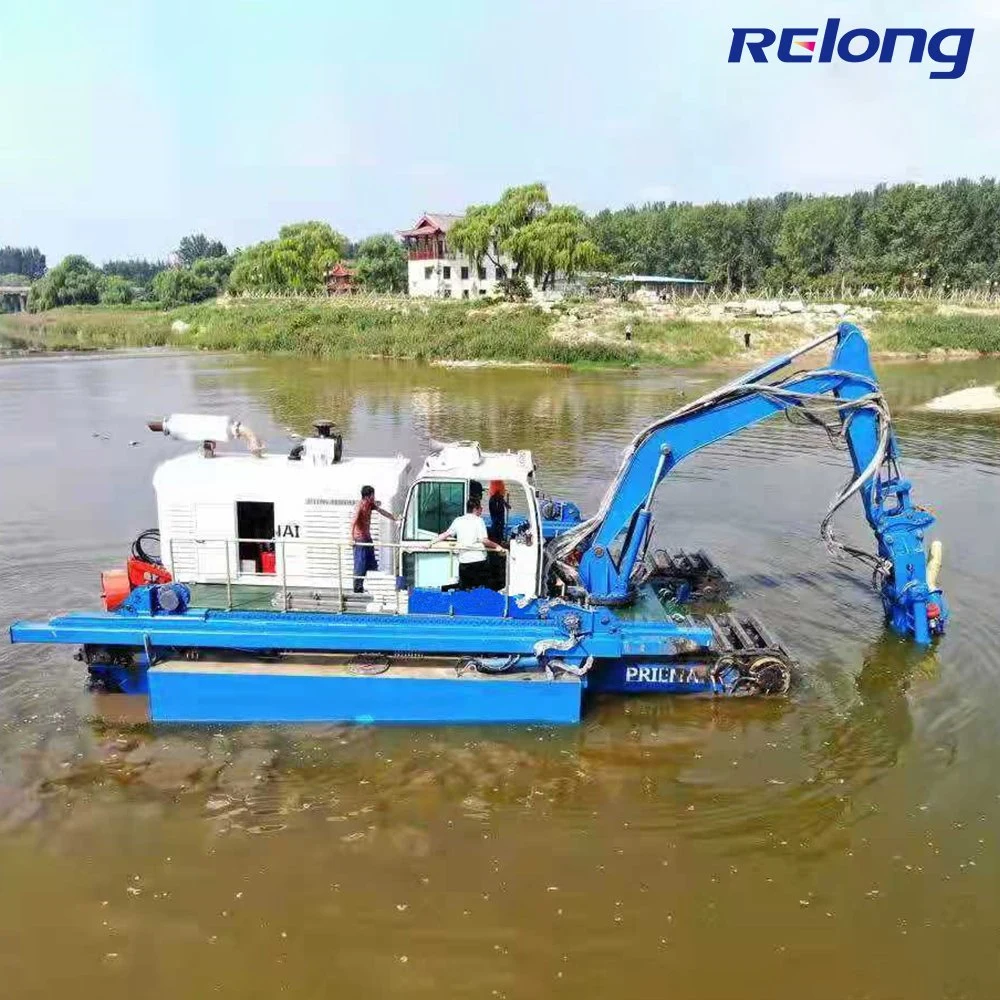 Amphibious Multipurpose Machine Dredger Manufactured Using The Highest Standard