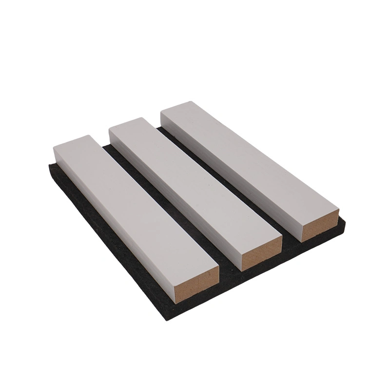 Construction Material Sound Diffuser KTV Slat Wood Acoustic Wall Panel