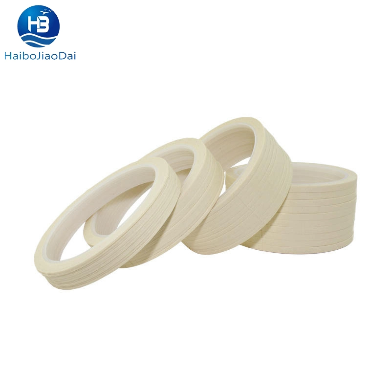 Hochtemperatur-Weiß Gelb Beige Auto Automotive Crepe Papier Klebstoff Malerei Masking Tape Preis