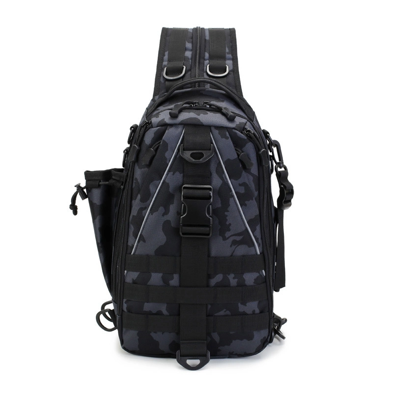 SA81 Convertible Sling Backpack Waist Travel Chest Sport Men Outdoor Tactical Crossbody Other Waterproof Fish Tackle Custom Fishing Bag