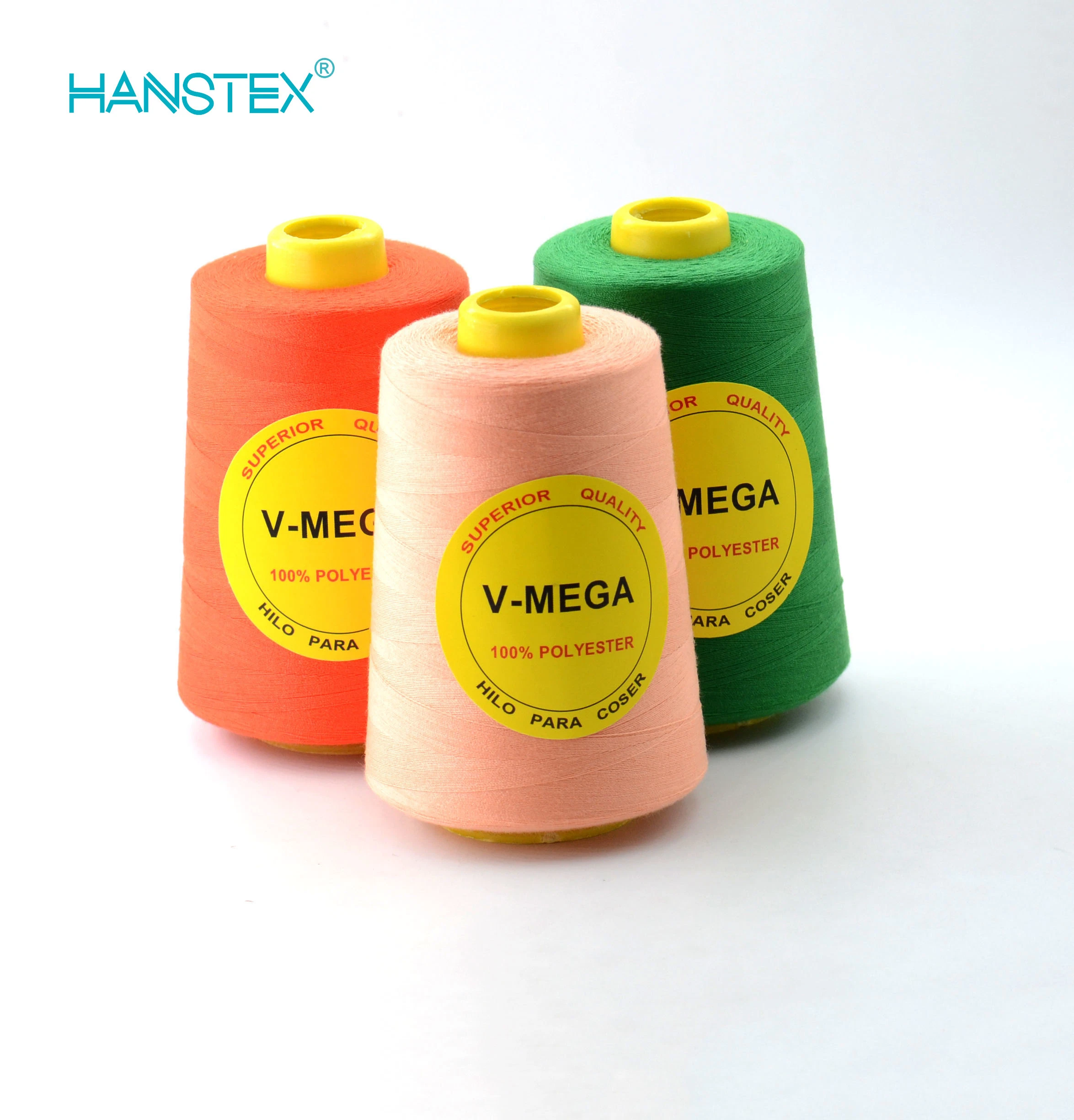 Factory Supply Wholesale/Supplier Hilo De Coser Poliester Mega 100% Spun Polyester Sewing Thread 40/2 5000yards for Machine Sewing Supplies