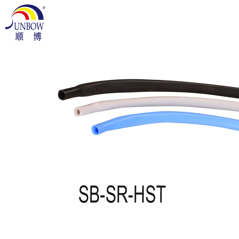 Caucho de silicona resistente a alta temperatura tubo termorretráctil