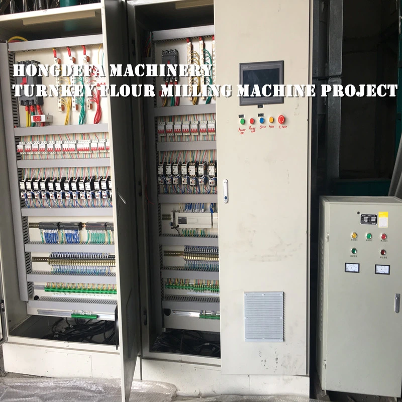 80t/24h Automatic Wheat Flour Milling Machines with PLC Control System