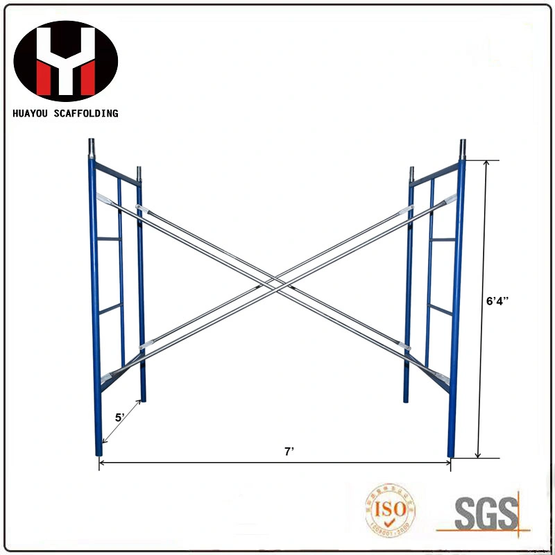 Heavy Duty Support American Type Steel Scaffolding Fast Lock Vanguard Lock Frame with High Quality