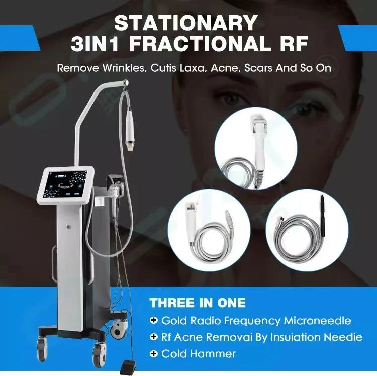 Verdical 3 in 1 Fractional RF Microneedle Micro Pins Acne Scars Removal Radio Frequency Secret RF Microneedling Machine