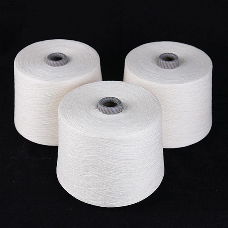 Factory Polyester Cotton PC T/C CVC 80/20 Yarn 32s/1 Knitting