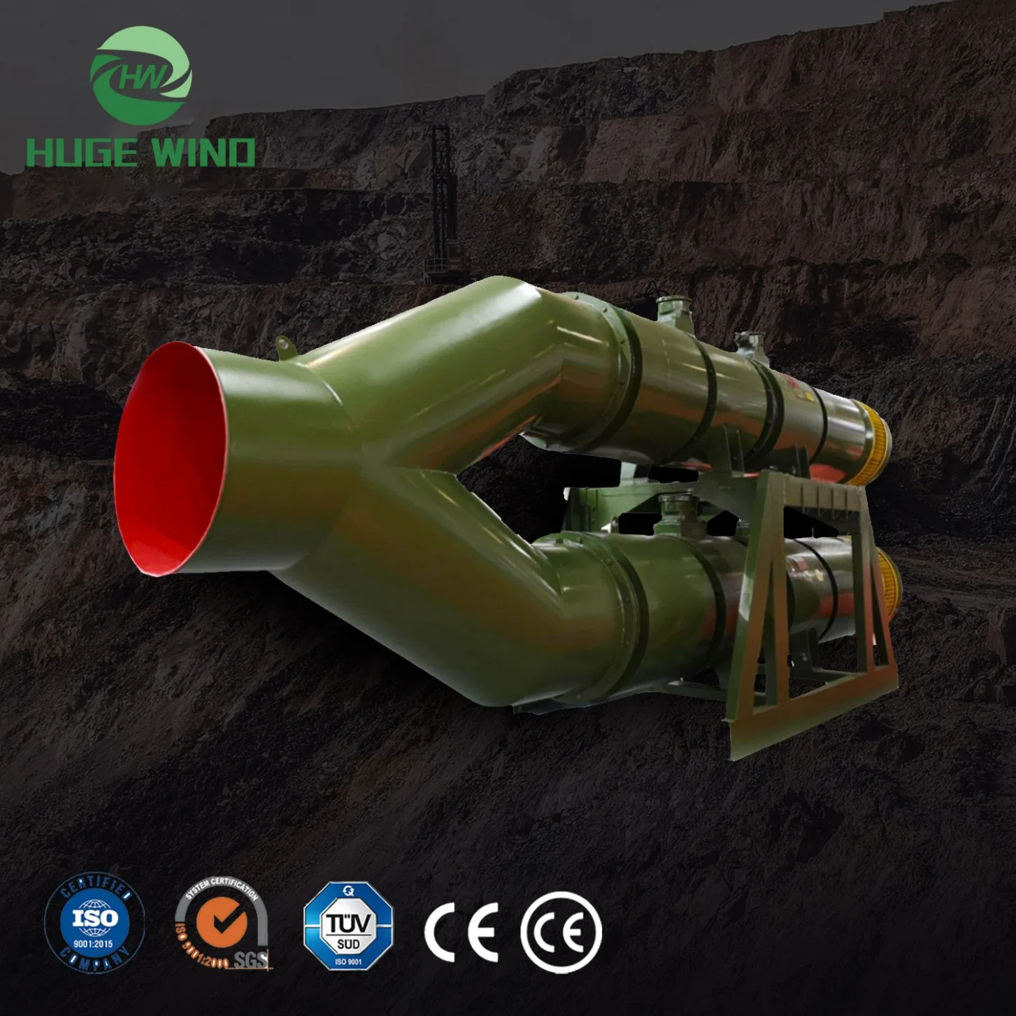 Metal Mine Mine Ventilation Axial Fan Underground Ventilation System Mining Explosion-Proof Fan Underground Mine Ventilation Blower