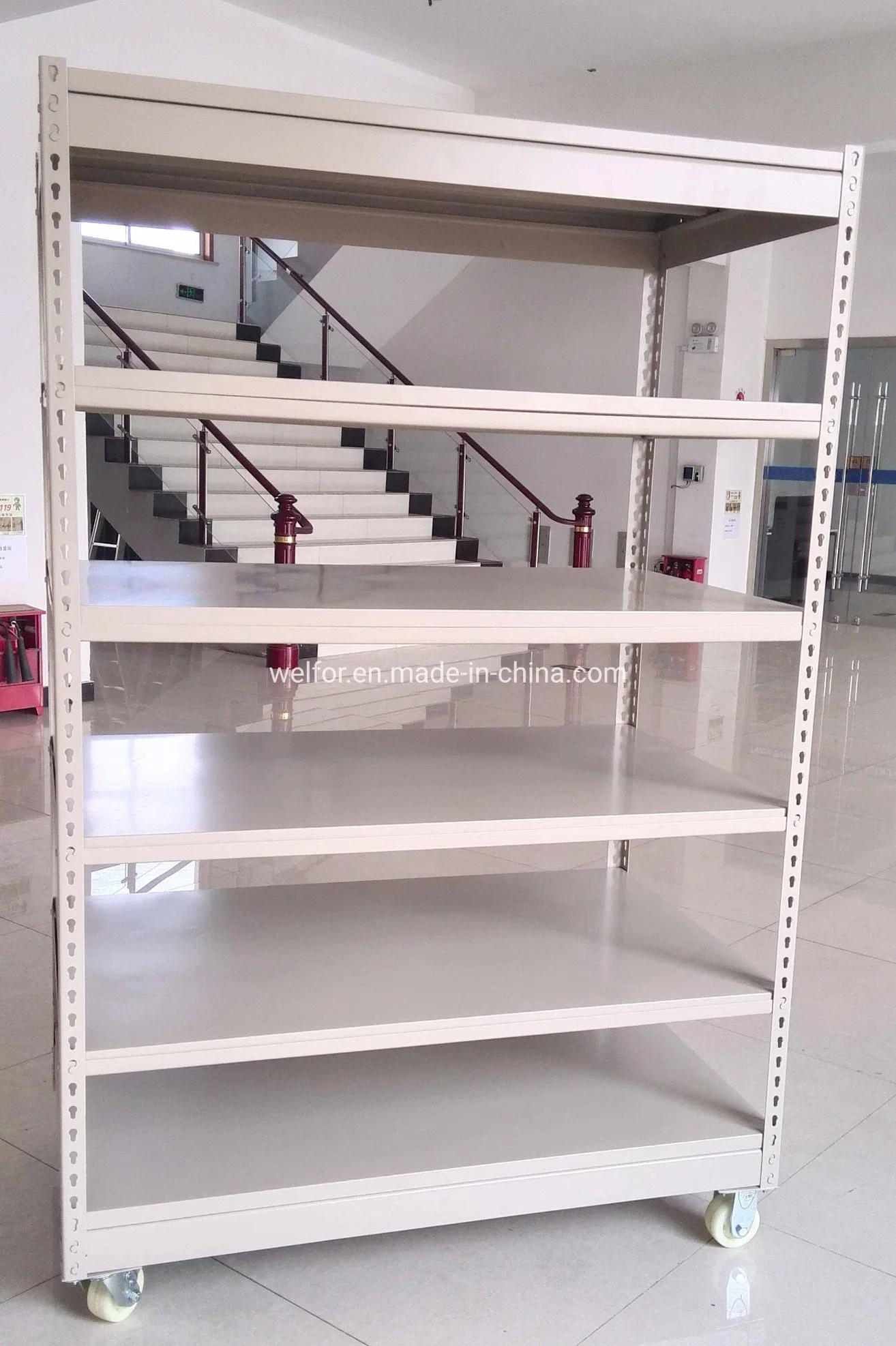 300kg 6 Shelf Warehouse Garage Office Steel Boltless Storage Shelves