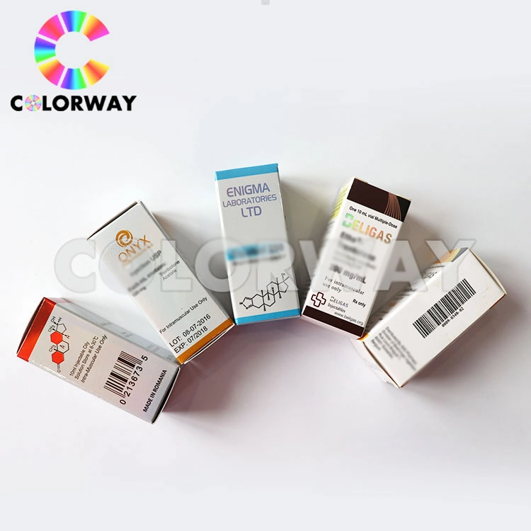 Reliable Quality Cheap Custom Printing Steroid 10ml Vial Box