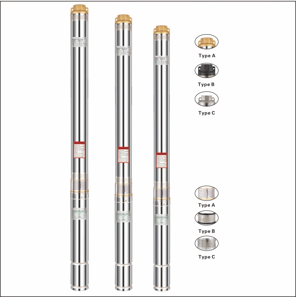 4sdm206-0,37 Beste Wahl elektrische Eintauch-Tiefbrunnen-Tauchpumpe (4SDM206-0,37)