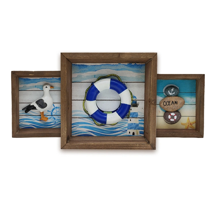 Nautical Style Resin Shadow Box Frame Wall Hanging Frame Wood Crafts