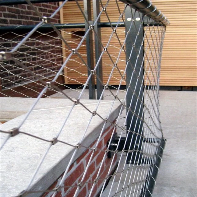 Three-Dimensionality Flexiblity Safety Robust Light Stable Stainless Steel Wire Rope Cable Mesh