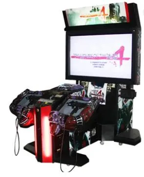 Coin Operated Gun Shooting Simulator House of The Dead 4 Arcade Game Machine