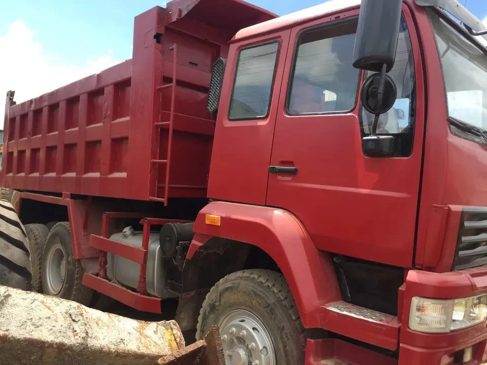 Usado HOWO Caminhão Basculante 371 HP 6*4 Sinotruk para venda